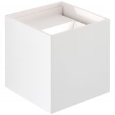 Außenwandleuchte Johannes, weiß, 10 x 10,3 cm, Metall Außenleuchte 