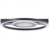Deckenleuchte Leopold, schwarz, 5 x 37 cm, Metall Moderne Deckenleuchte, dimmbar 