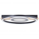 Deckenleuchte Leopold, braun, 5,5 x 39 cm, Holz Moderne LED-Deckenleuchte, dimmbar 
