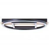 Deckenleuchte Leopold, braun, 5,5 x 39 cm, Holz Moderne LED-Deckenleuchte, dimmbar 