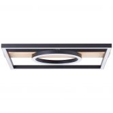 Deckenleuchte Leopold, braun, 5,5 x 42 cm, Holz Lampe 