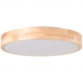 Deckenleuchte Liv, braun, 6,5 x 34 cm, Holz Lampe 