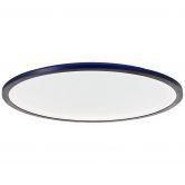 Deckenleuchte Liz, schwarz, 3 x 50 cm, Glitzeroptik 