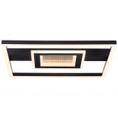 Deckenleuchte Marlies, schwarz, 5 x 37,5 cm, Metall Glitzereffekt 