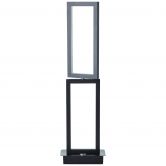Tischleuchte Mats, schwarz, 55,5 x 16 cm, Nachttischlampe, dimmbar 