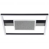 Deckenleuchte Maximilian, schwarz, 5 x 37 cm, Metall Glitzereffekt 