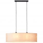 Pendelleuchte Michael, beige, 120 x 78 cm, Holz Pendelleuchte 