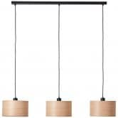 Pendelleuchte Michael, beige, 120 x 110 cm, Holz Pendelleuchte 
