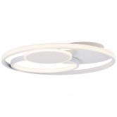 Deckenleuchte Mick, weiß, 7 x 50 cm, Metall Deckenlampe, dimmbar 