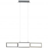 Pendelleuchte Sia, metallic, 150 x 80,5 cm, Metall Pendellampe, dimmbar 