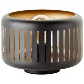 Tischleuchte Silvio, gold, 18,8 x 27 cm, Metall Tischlampe 