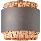 Deckenleuchte Till, beige, 35 x 35 cm, Textil Lampe 