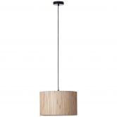 Pendelleuchte Valentin, braun, 120 x 35 cm, Seegras Pendellampe 