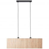 Pendelleuchte Valentin, braun, 120 x 78 cm, Seegras Pendellampe 