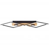 Deckenleuchte Vincent, braun, 70,7 x 35,4 cm, Holz Lampe 