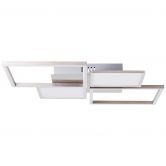 Deckenleuchte Yara, metallic, 6 x 51 cm, Metall Deckenlampe, dimmbar 