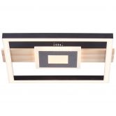 Deckenleuchte Aras, braun, 27,5 x 29,5 cm, Metall Lampe 
