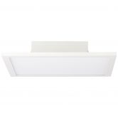 Aufbaupaneel Constantin, weiß, 29,5 x 29,5 cm, Metall Led panel, dimmbar 