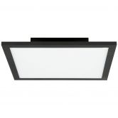 Aufbaupaneel Constantin, schwarz, 29,5 x 29,5 cm, Metall Led panel 
