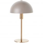 Tischleuchte Lasse, gold, 35,5 x 20,3 cm, Metall Pilzlampe 