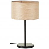 Tischleuchte Michael, schwarz, 41 x 25 cm, Metall Nachttischlampe, dimmbar 