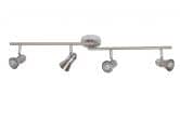 Deckenleuchte Mona, silber, 15,5 x 70 cm, Metall Strahler 