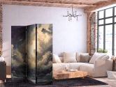 Paravent, Raumteiler freistehend, Trennwand - Epic Sun and Clouds Play 