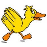 Muursticker Vogel uit de Muis 4 