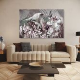 Leinwandbild 5 teilig, Heilige Lotos und Fanter 