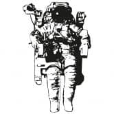Wandtattoo Kosmonaut 
