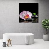 Leinwandbild, Blumen Orchidee Zen Spa 