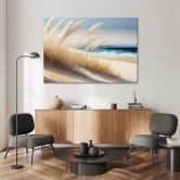 Leinwandbild, Strand Meeresdünen 