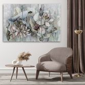 Leinwandbild 3 teilig, Saint Lotos Blumen 