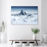 Leinwandbild, Alpen über den Wolken 