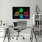 Leinwandbild, Tasten für den Controller 