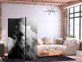 Paravent, Raumteiler freistehend, Trennwand - Dreamy Clouds: Sun Illumination 