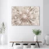 Leinwandbild, Pusteblume Natur Makro 