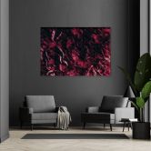 Canvasbillede, rød geometrisk abstrakt 