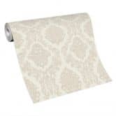 Ornamenttapete, Vliestapete Erismann Versailles creme 