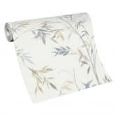 Rankentapete, Bambusmustertapete, Vliestapete Erismann Martinique beige 