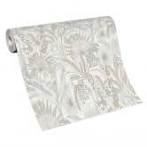 Blumentapete, Florale Tapete, Vliestapete Erismann Martinique beige 