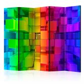 Kamerscherm - Kleurenpuzzel, 3-delig 