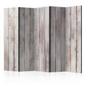 Paravent, Raumteiler freistehend, Trennwand - Edles Holz 