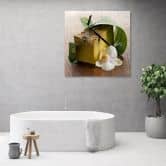 Leinwandbild, Zen Spa Seife 