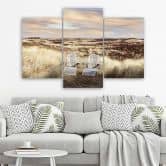 Leinwandbild 3-teilig, Landschaft Natur 