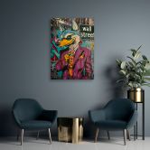 Canvas Schilderij, Wolf of Wall Street AI 