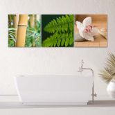 Leinwandbild 3-teilig, Natur-Pflanzen 