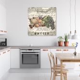 Leinwandbild, Vintage -Früchte 