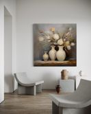 Leinwandbild Gemaltes Stillleben Vintage 
