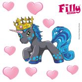 Wandtattoo Filly Unicorn Romance Romeo 